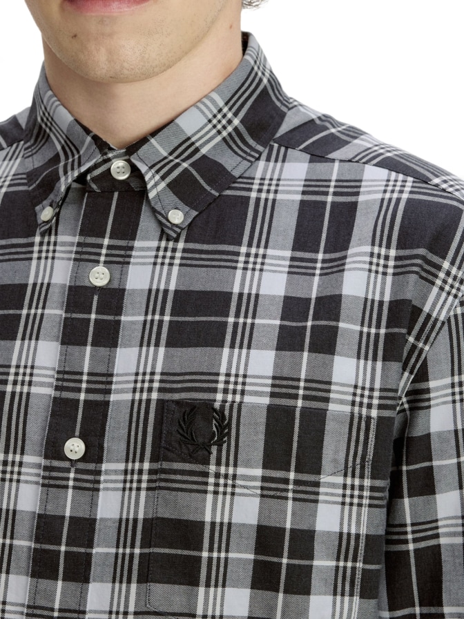 Fred Perry Gebürstetes Hemd mit Schottenkaro bei Robert Ley