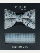Willen Fliege + Einstecktuch Set 21-blau bei Robert Ley