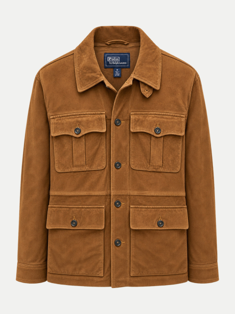 Polo Ralph Lauren Lederjacke aus Ziegen-Velours bei Robert Ley