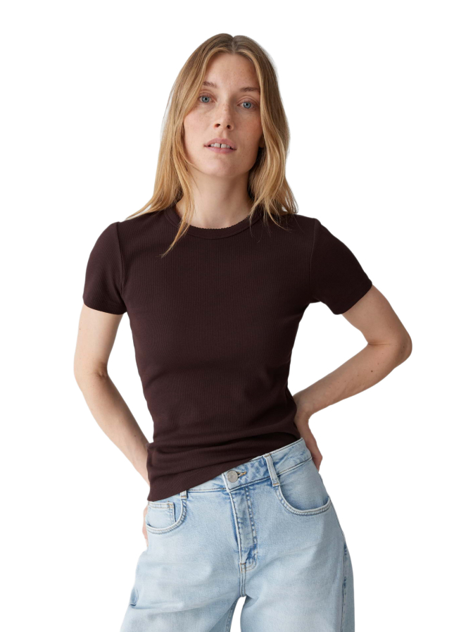 Opus T-Shirt Samuna mit Muschelkante bei Robert Ley