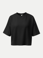 Q/S designed by Boxy T-Shirt 9999-GREY/BLACK bei Robert Ley