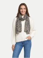Betty Barclay Schal mit Animalprint 9876-Grey/Beige bei Robert Ley