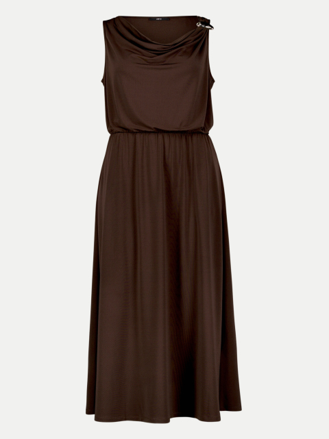 Zero Midikleid mit Wasserfallausschnitt bei Robert Ley