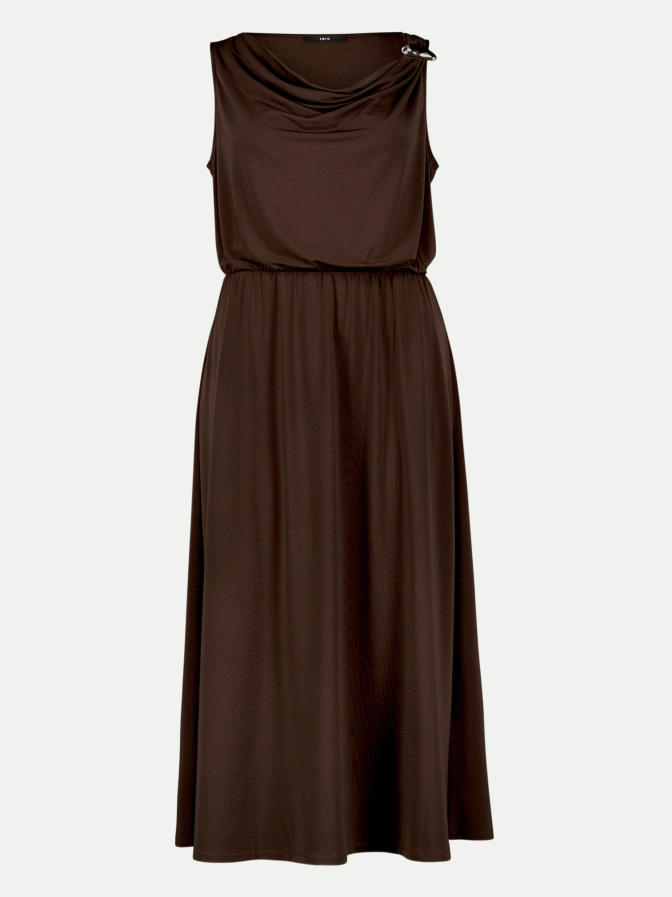 Zero Midikleid mit Wasserfallausschnitt bei Robert Ley