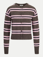 Ladneri Strickpullover Noemi pink striped bei Robert Ley