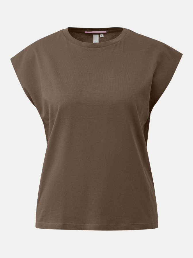 Q/S designed by T-Shirt mit überschnittener Schulter bei Robert Ley