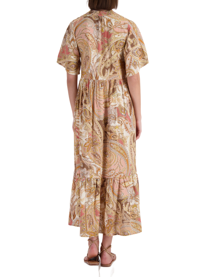 Monari Maxi Kleid mit Paisleymuster bei Robert Ley
