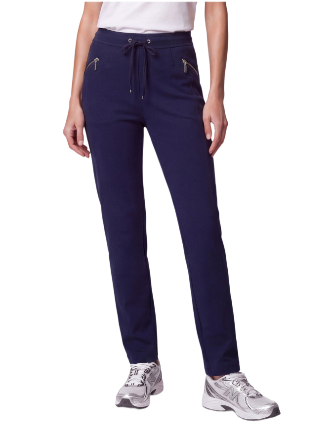 Rabe Moden Slim-Fit Jogginghose mit Reißverschlusstaschen bei Robert Ley
