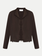 Cartoon Cardigan in Western-Optik 7350-Black Coffee bei Robert Ley