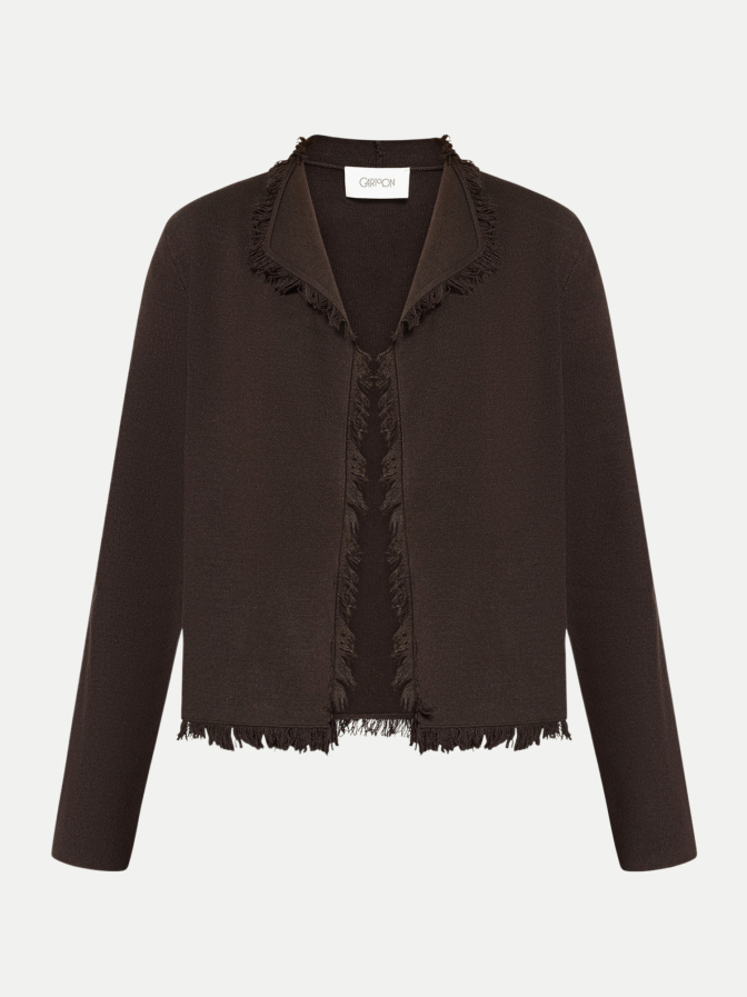 Cartoon Cardigan in Western-Optik bei Robert Ley