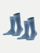 FALKE 2er Pack Socken 6660-light denim bei Robert Ley