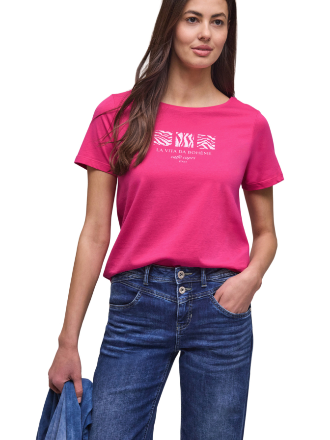 Street One T-Shirt mit Schriftzug bei Robert Ley