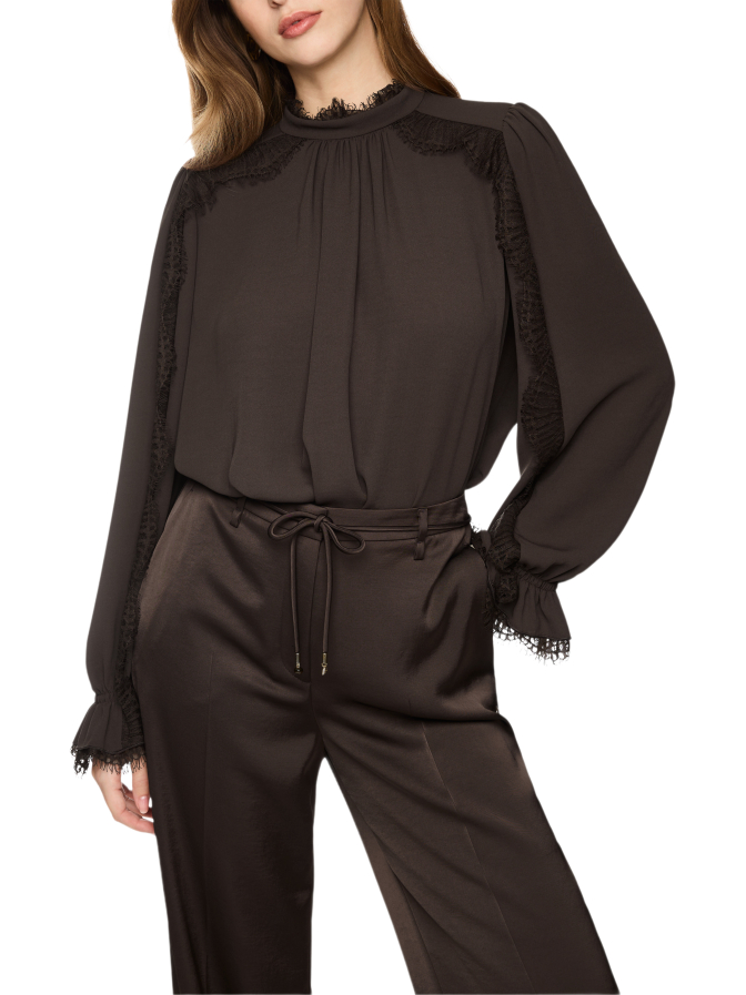Marc Cain Bluse mit Spitze bei Robert Ley