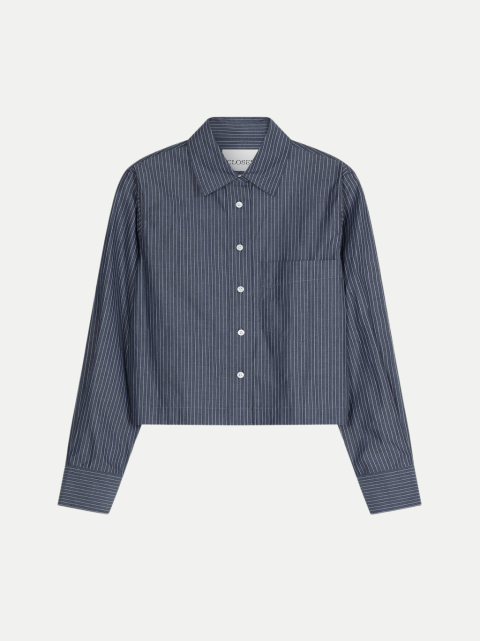 Closed Popeline-Bluse Cropped bei Robert Ley