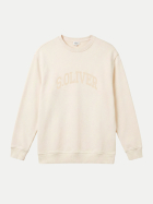 s.Oliver RED LABEL s.Oliver x Heidi Klum: Sweatshirt mit Logoprint 07D5-WHITE bei Robert Ley