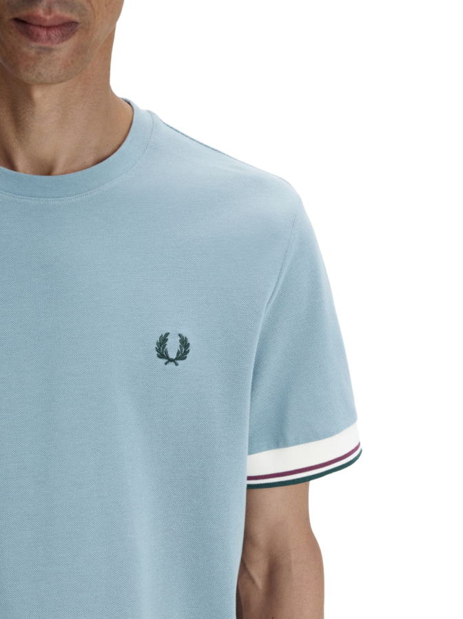 Fred Perry T-Shirt mit Kontrast-Bündchen bei Robert Ley
