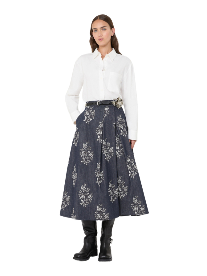 Weekend Max Mara Midi-Faltenrock WKDSTRUZZO bei Robert Ley