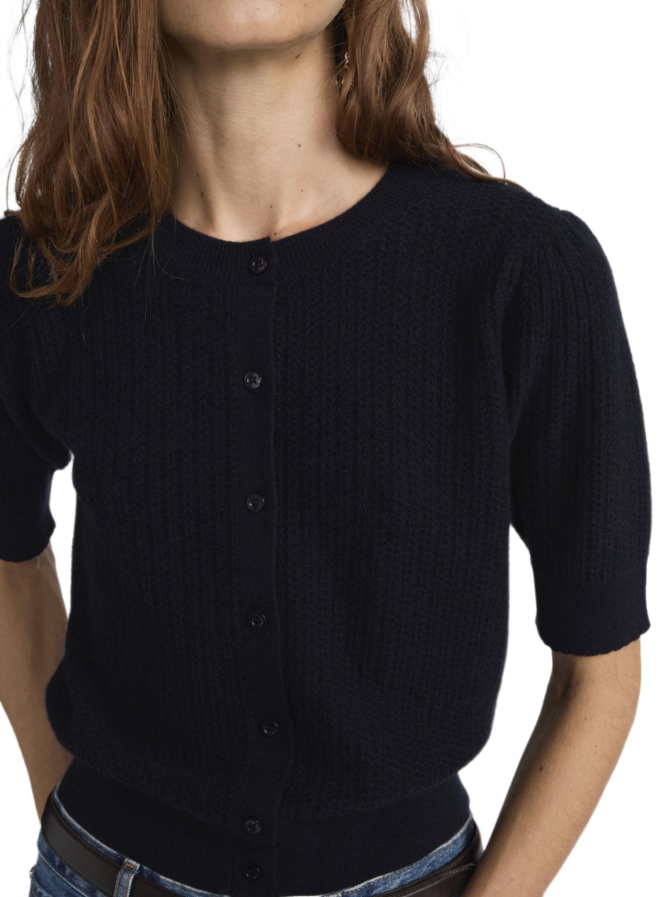 Frame Kurzarm-Strickjacke bei Robert Ley