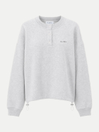 OH APRIL Sweatshirt Aven Boxy 7003-grey melange bei Robert Ley