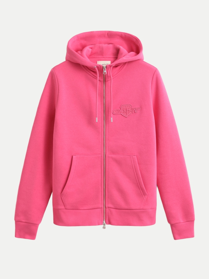 Gant Sweatshirt-Jacke mit Wappen-Logo bei Robert Ley