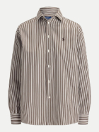 Polo Ralph Lauren Relaxed-Fit Streifenhemd dark brown white bei Robert Ley