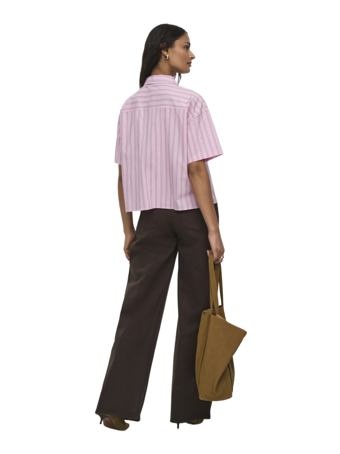 JDY Kurzarm Hemdbluse mit aufgesetzten Brusttaschen bei Robert Ley