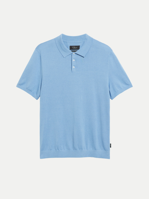s.Oliver BLACK LABEL Strick-Poloshirt mit Seidenanteil bei Robert Ley