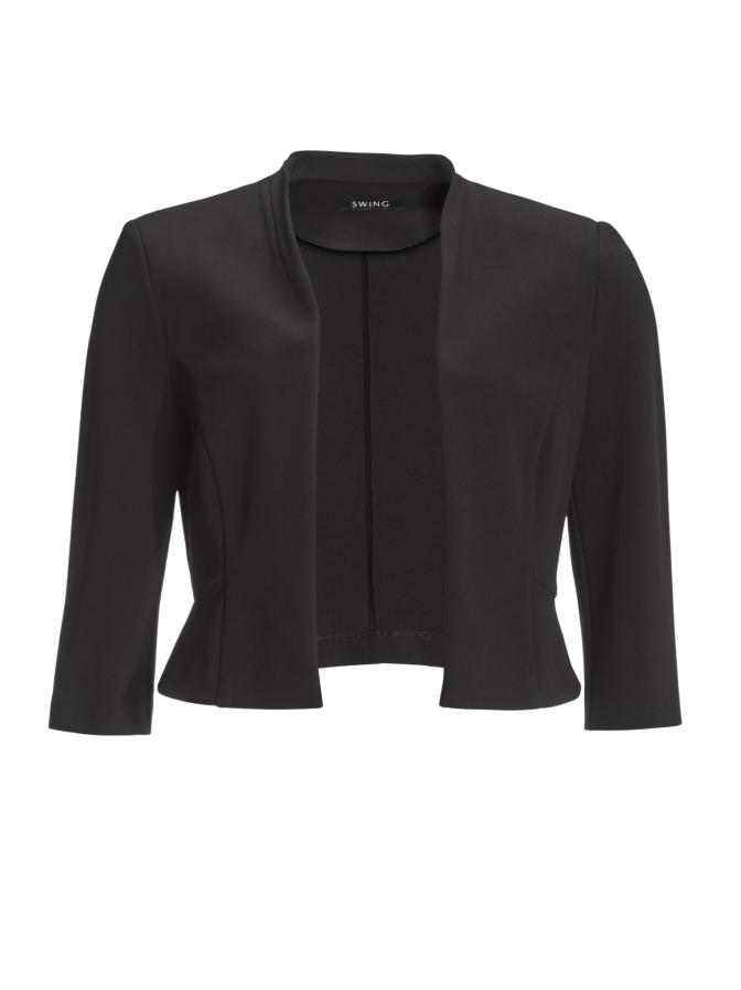 Swing Taillierte Jacke aus Jersey Crêpe bei Robert Ley