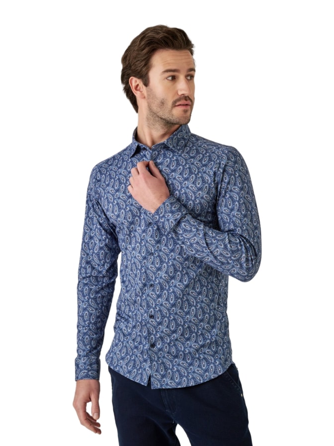 Desoto Slim-Fit Hemd New Moon bei Robert Ley