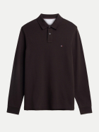 Tommy Hilfiger Langarm-Poloshirt HJT-BROWN bei Robert Ley