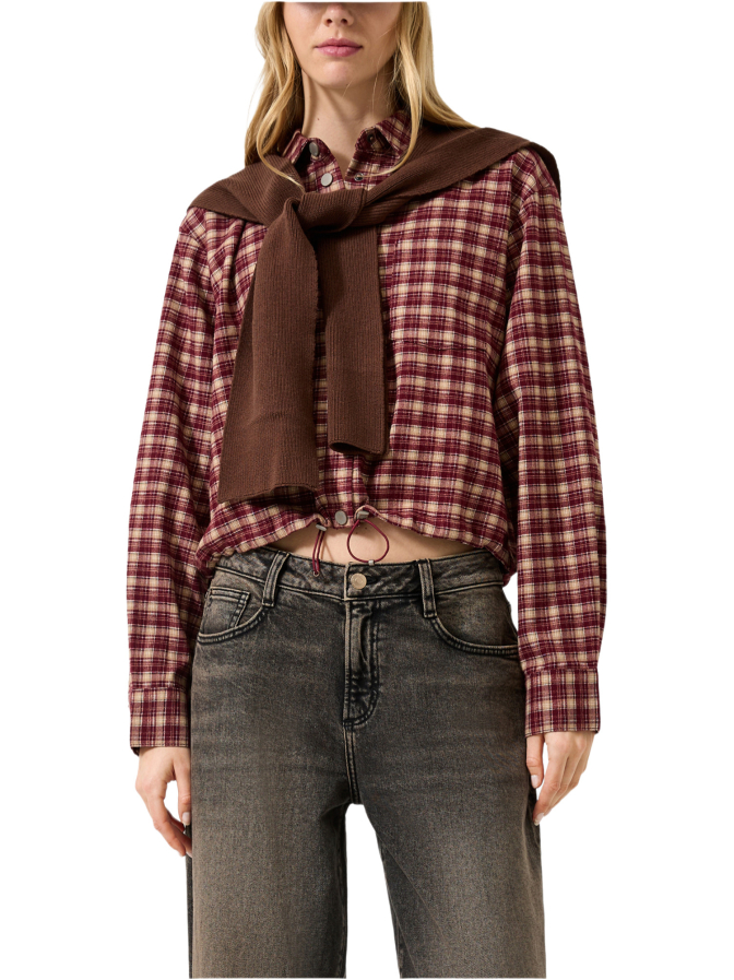 Q/S designed by Hemdbluse mit Strickaccessoire bei Robert Ley