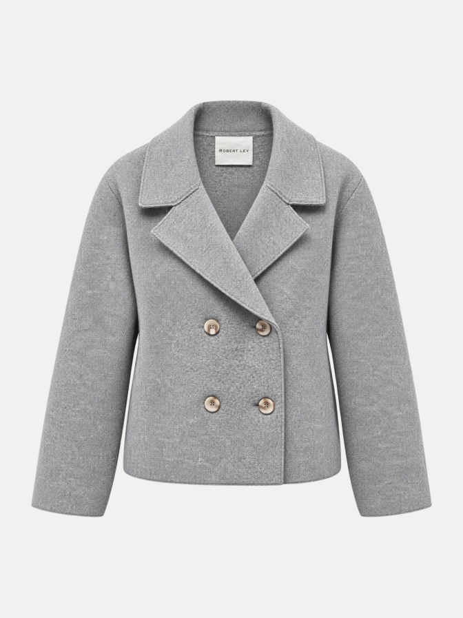 Insieme Zweireihiger Blazer aus Woll-Kaschmir-Mix bei Robert Ley