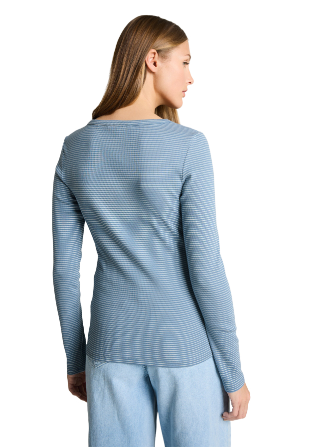Tom Tailor Denim Langarmshirt mit Streifenmuster bei Robert Ley