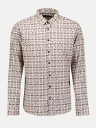 No Excess Hemd mit Allover-Print 014-Stone bei Robert Ley