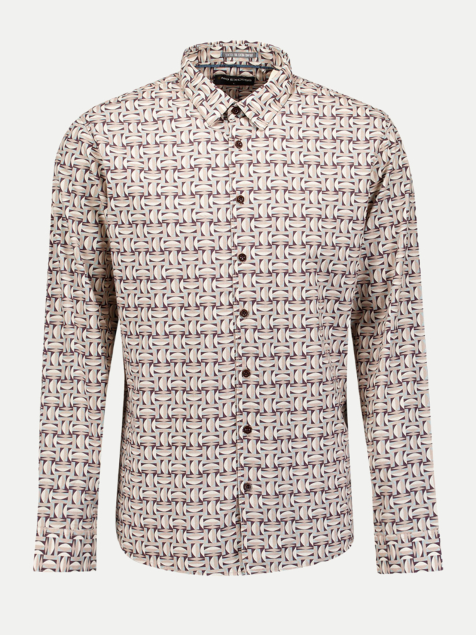 No Excess Hemd mit Allover-Print bei Robert Ley