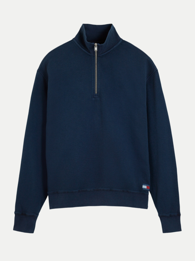 Tommy Jeans Troyer mit Waffel Struktur bei Robert Ley