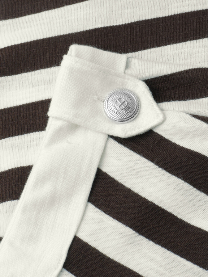 Street One Basic T-Shirt mit Streifenmuster bei Robert Ley