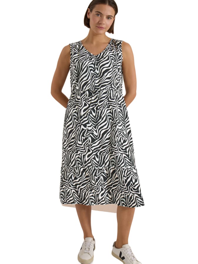 Cecil Midikleid mit Zebraprint bei Robert Ley