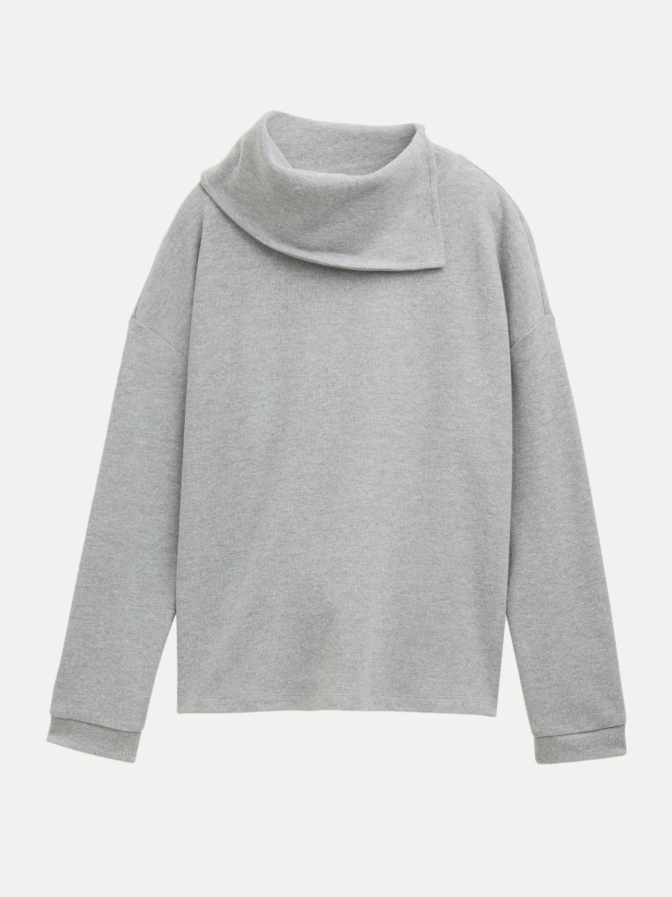 Tom Tailor Casual Sweatshirt mit dekorativem Rollkragen bei Robert Ley
