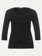 Street One Basic Shirt Pania 10001-Black bei Robert Ley