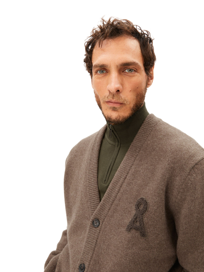 ARMEDANGELS Strickjacke aus Wolle mit Å-Logo bei Robert Ley