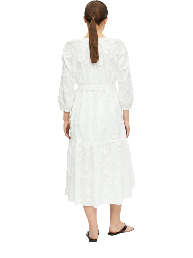 Comma Midikleid mit floraler All-over-Stickerei bei Robert Ley