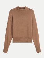 HUGO Strickpullover mit Stehkragen Sorellenio 912-Brown Overflow bei Robert Ley