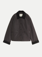 Tom Tailor Denim Übergangsjacke mit Cord-Details 10400-Coal Mine Grey bei Robert Ley