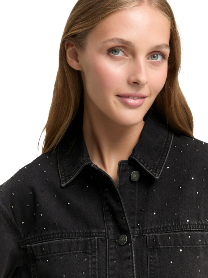 Tom Tailor Denim Jeansjacke mit Strass bei Robert Ley
