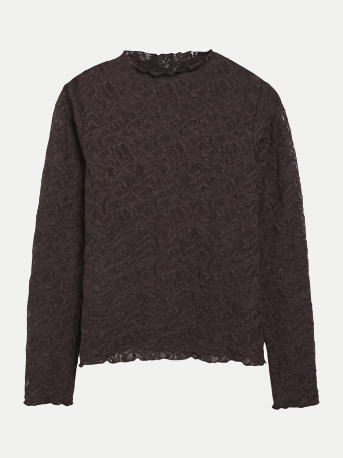 s.Oliver BLACK LABEL Langarmshirt aus Spitze bei Robert Ley