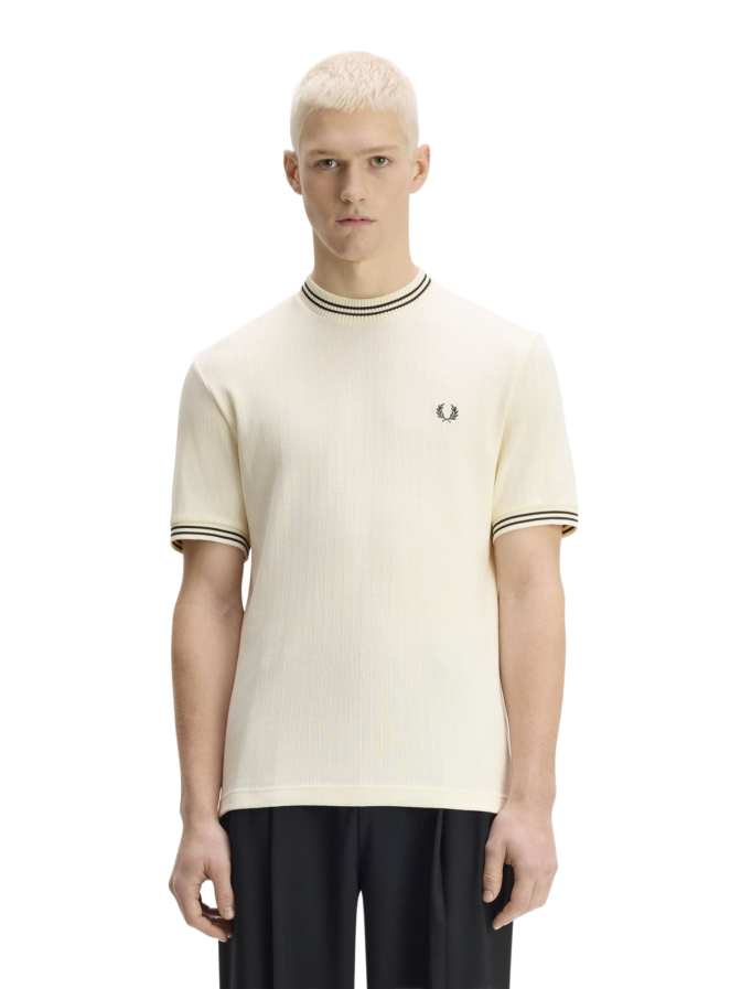 Fred Perry Ripp-Strick T-Shirt bei Robert Ley