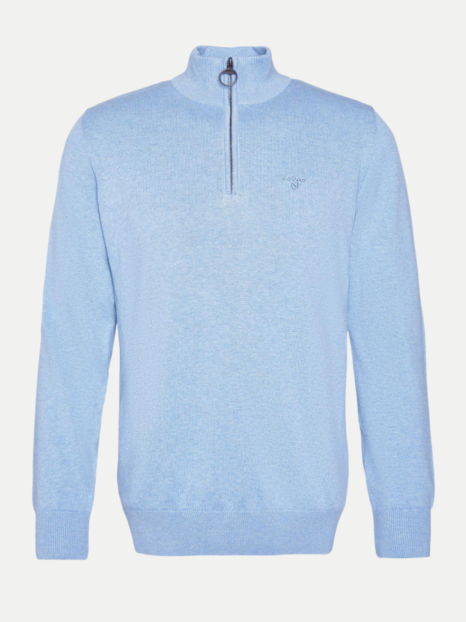 Barbour Baumwollpullover mit Reißverschluss bei Robert Ley