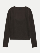 Vero Moda Top Kanva 297957003-Chocolate Torte/Copper lurex bei Robert Ley