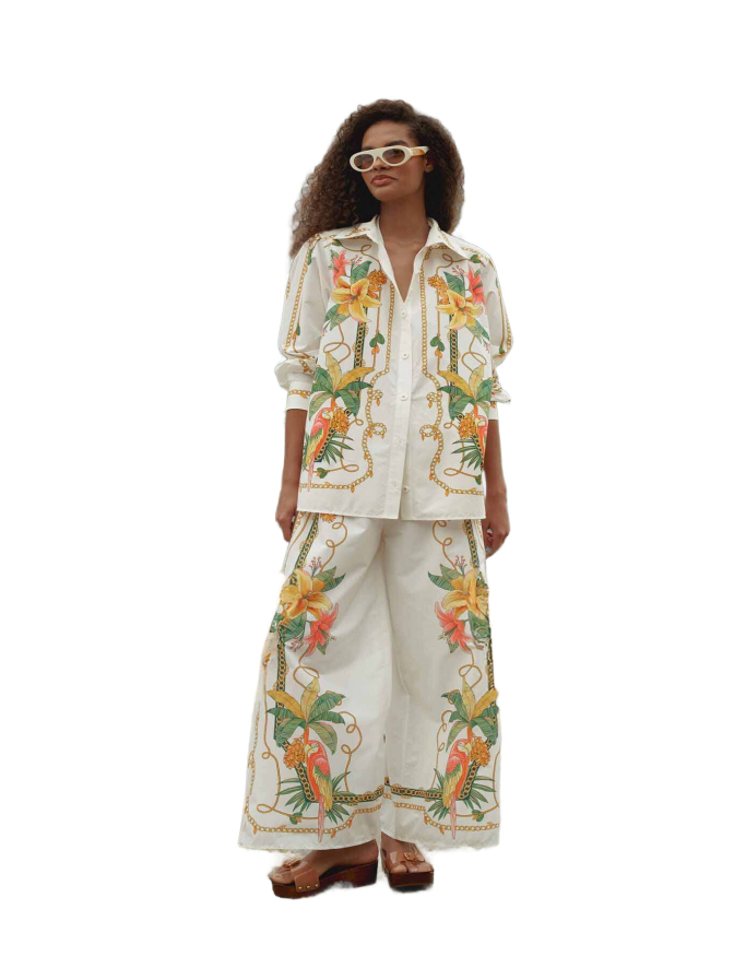 Farm Rio Wide-Ley Hose Tropical Royalty bei Robert Ley